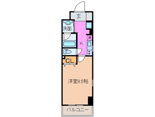 CITY SPIRE神戸元町Iの物件間取画像